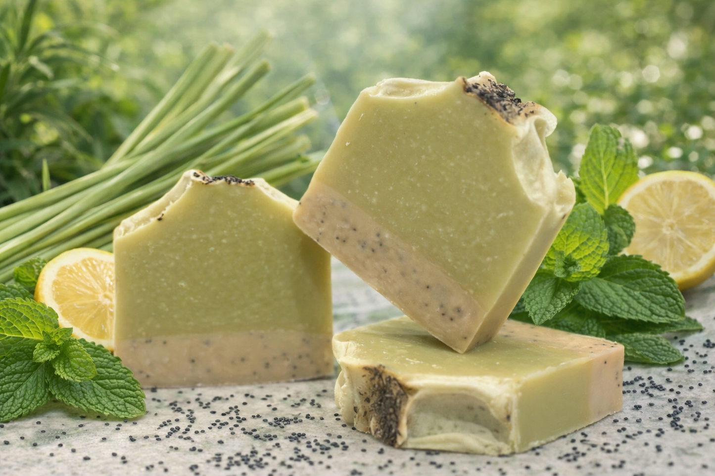 Lemongrass Mint Poppy Refresh (Gentle Exfoliation)